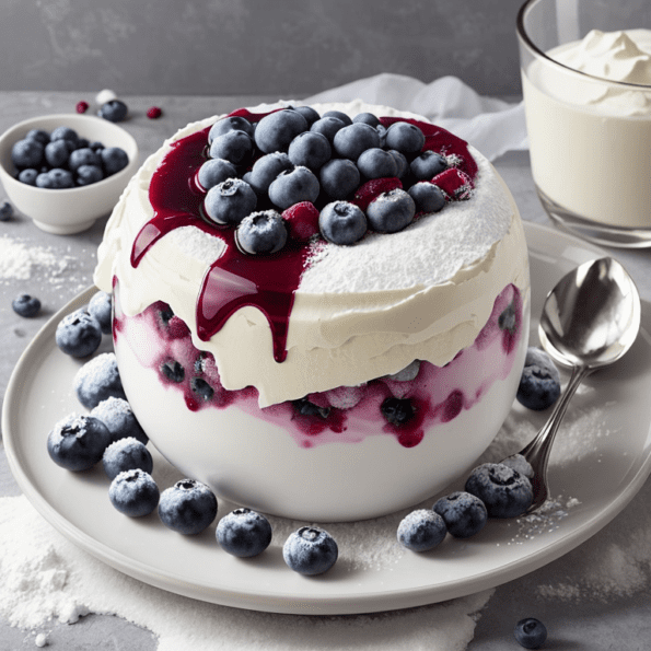 Arctic Bliss Blueberry Parfait