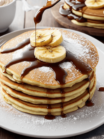 Banana Bliss Pancake Stack