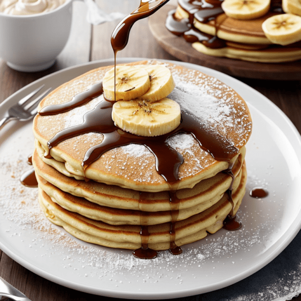 Banana Bliss Pancake Stack