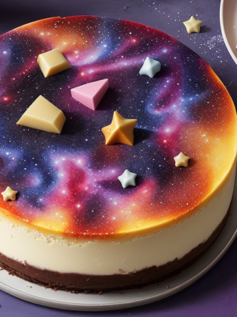 Celestial Galaxy Cheesecake