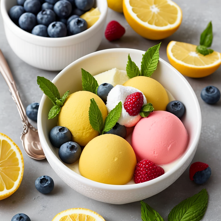 Citrus Berry Sorbet Extravaganza