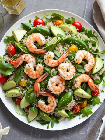 Citrus Infused Shrimp and Quinoa Salad