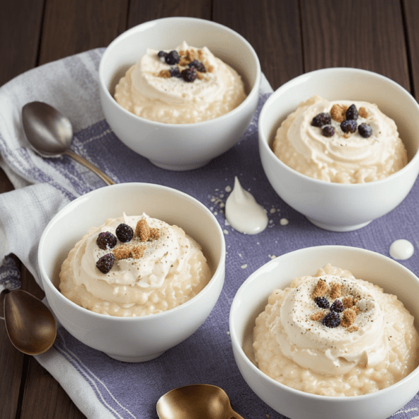 Creamy Vanilla Rice Pudding Delight