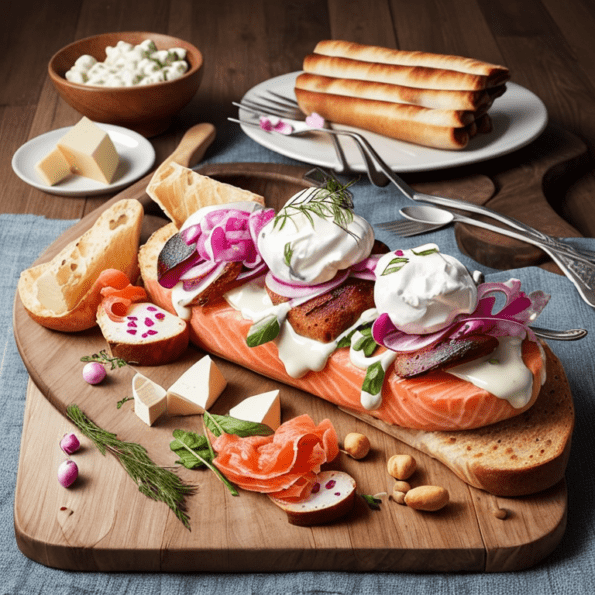 Franco-Danish Salmon Smørrebrød