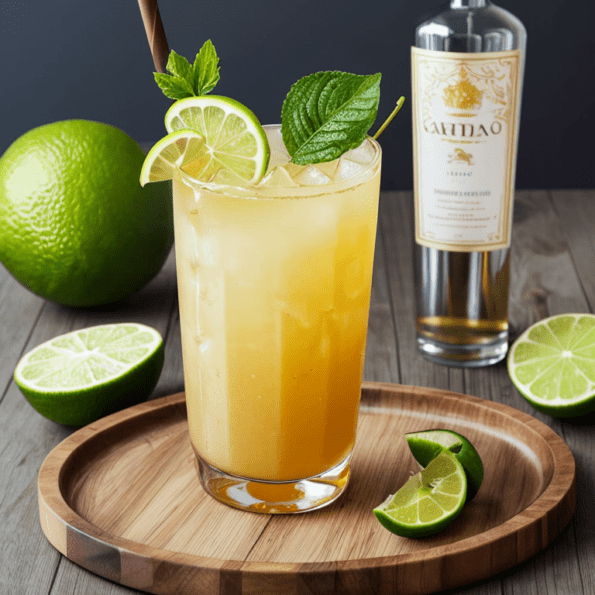 Kiwi Lime Twist Cocktail