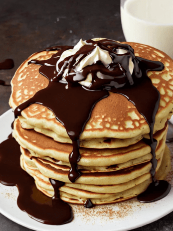 Luscious Milk Chocolate Pancake Delight