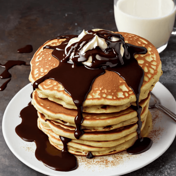 Luscious Milk Chocolate Pancake Delight