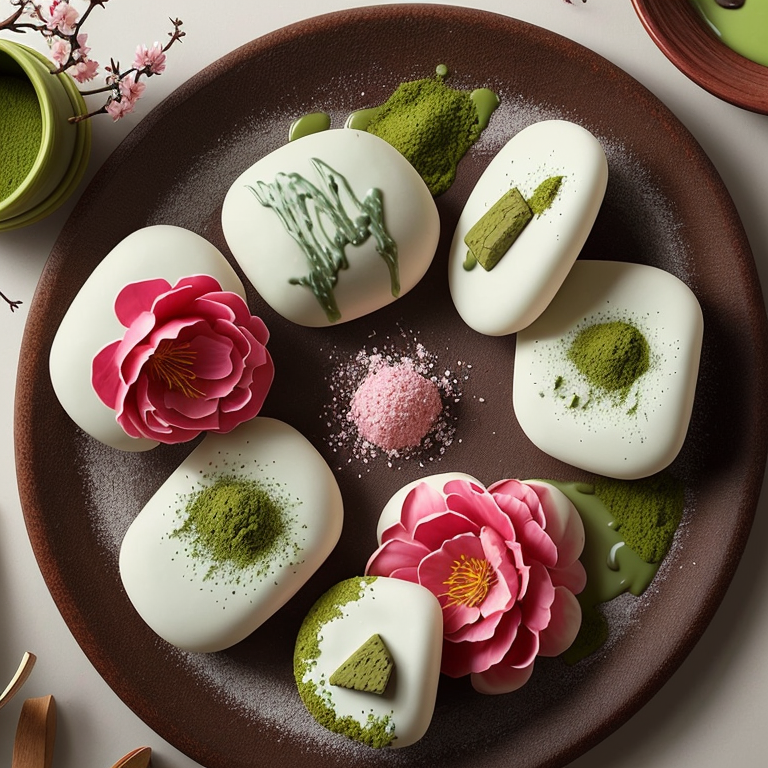 Matcha Sakura Mochi Delight