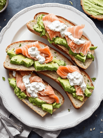 Smoked Salmon Avocado Toast Extravaganza