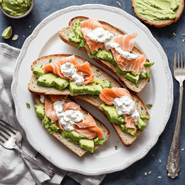 Smoked Salmon Avocado Toast Extravaganza