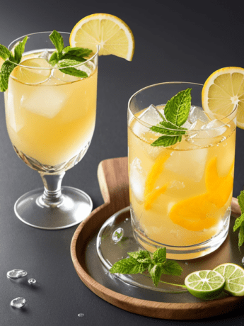 Sparkling Citrus Bliss Mocktail