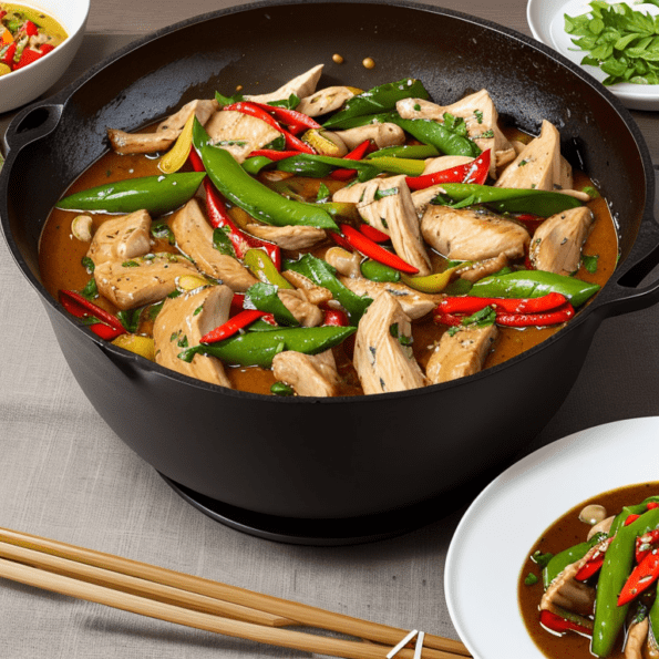 Spicy Thai Basil Chicken Stir-Fry