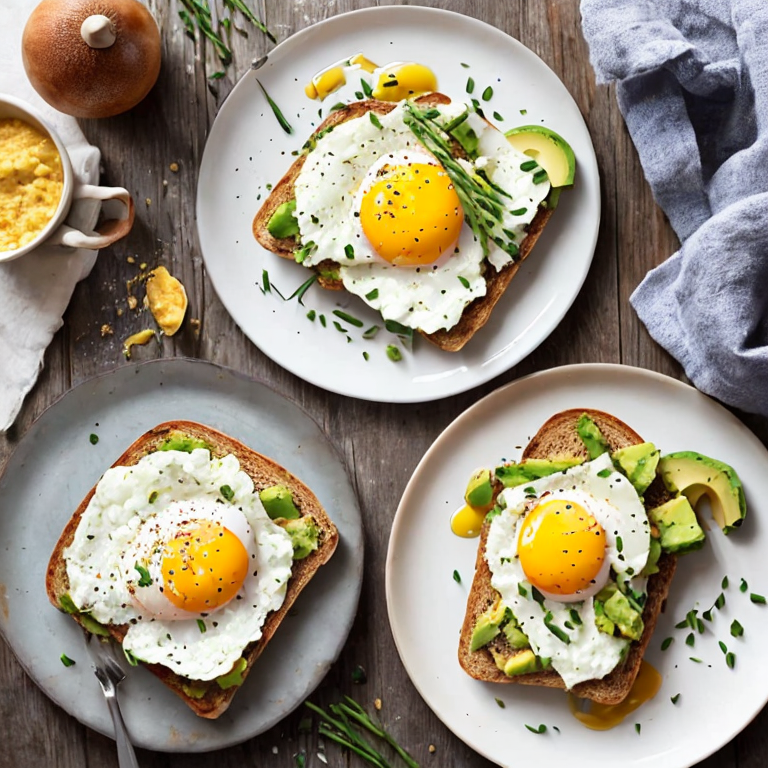 Sunrise Avocado Toast Stack