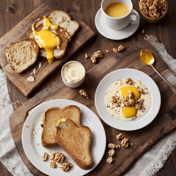 Sunrise Over Occitania - Walnut and Honey Infused Toast