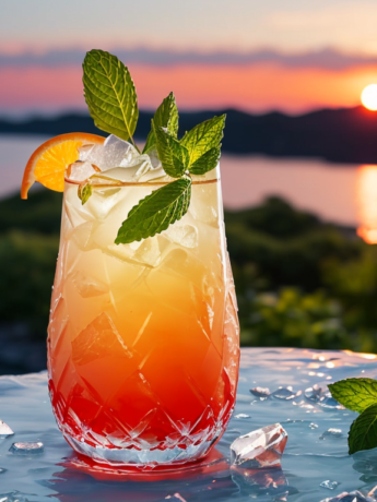 Sunset Bliss Mocktail