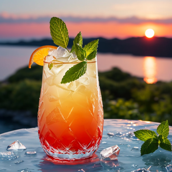 Sunset Bliss Mocktail