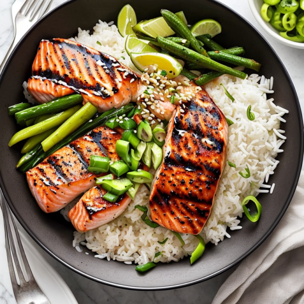 Teriyaki Salmon Bowl