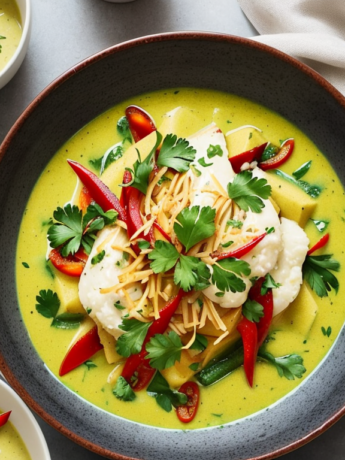 Thai-inspired Green Curry Aligot