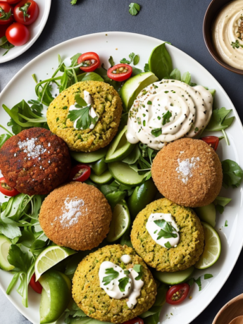 The Za'atar Infused Hummus Stuffed Falafel