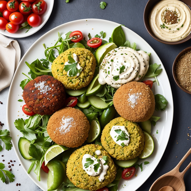 The Za'atar Infused Hummus Stuffed Falafel