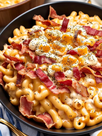 Ultimate Cheesy Bacon Mac Attack