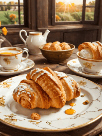 Golden Sunrise Croissants