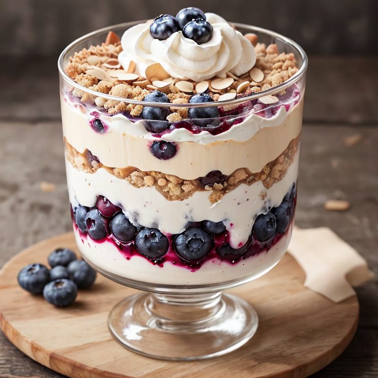 Mountain Bliss Blueberry Parfait