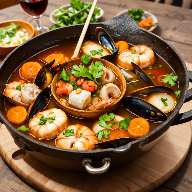 Portuguese Seafood Cataplana