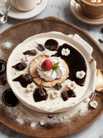 Vietnamese Coconut Coffee Panna Cotta