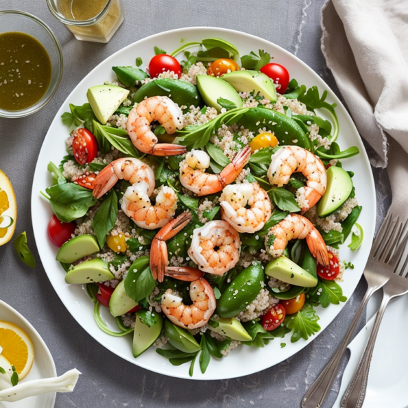 Citrus Infused Shrimp and Quinoa Salad