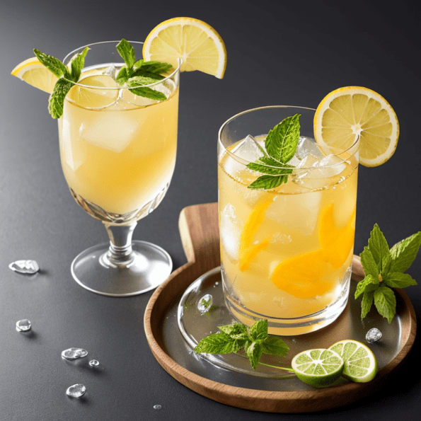 Sparkling Citrus Bliss Mocktail