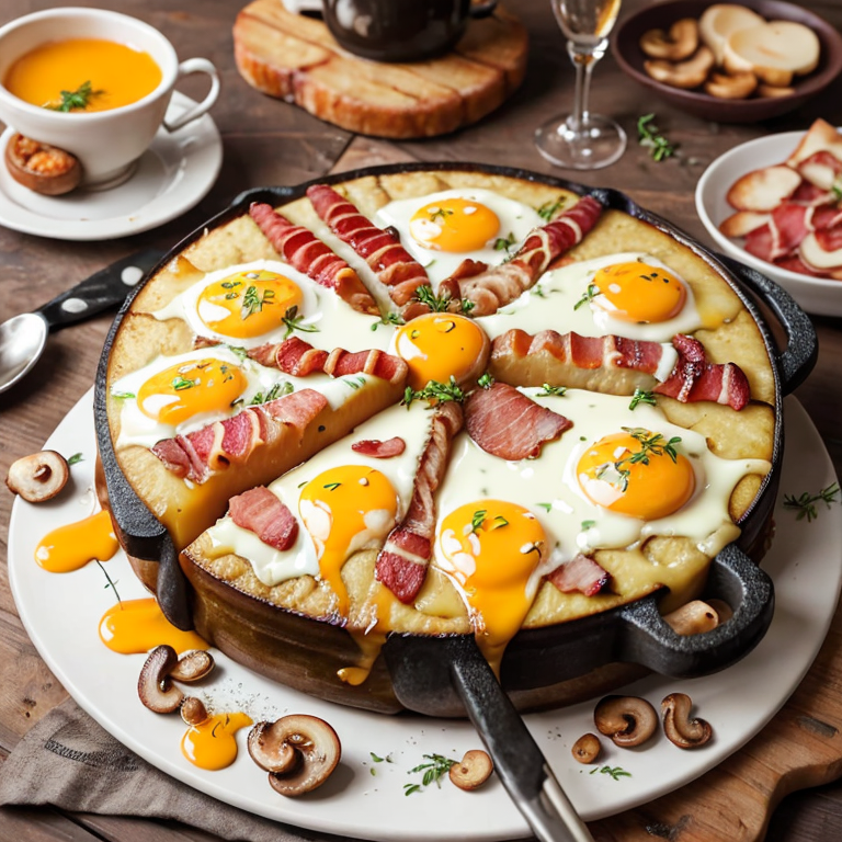 Gourmet Raclette Breakfast Delight