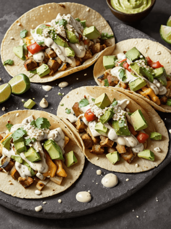 Metallic Fusion Bites Shredded Tofu Tacos